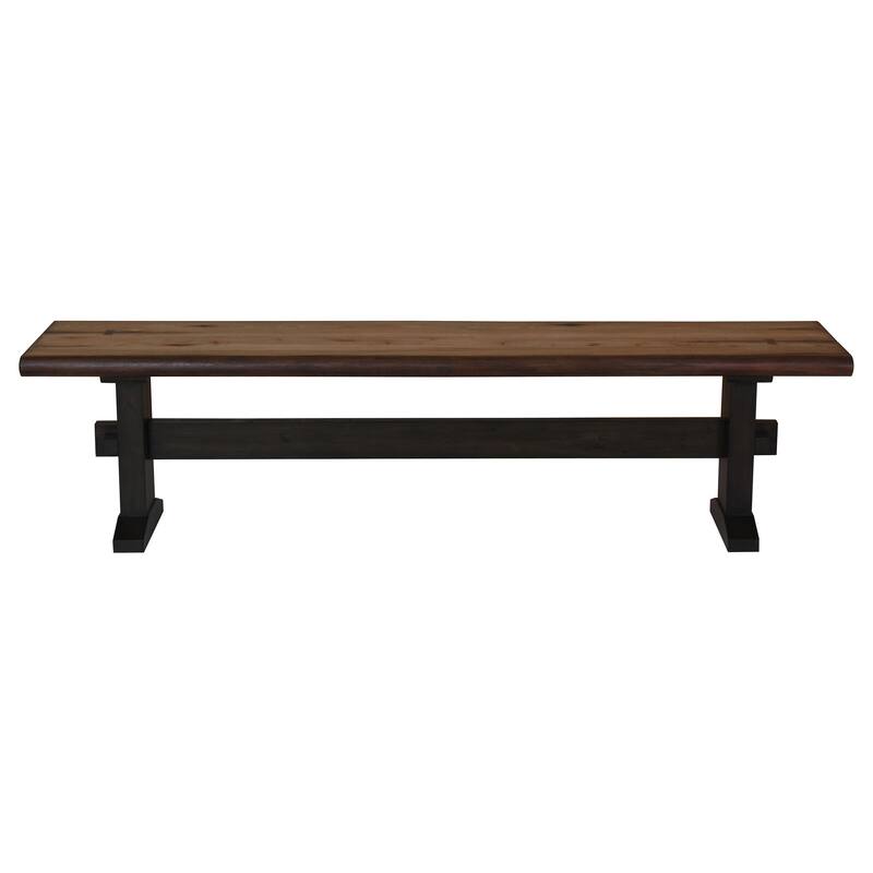 Bexley Natural Honey Rectangular Live Edge Dining Table Set
