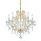 preview thumbnail 1 of 3, Crystorama Lighting Group Maria Theresa 6 Light 20" Wide Chandelier Gold