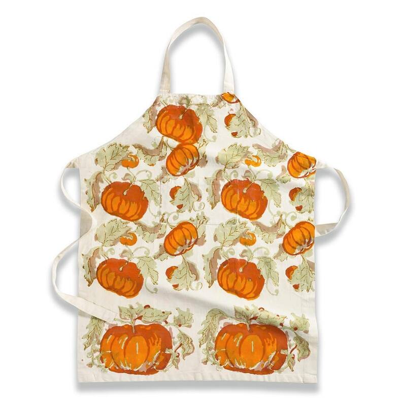 Couleur Nature Pumpkin Kitchen Apron - Yellow