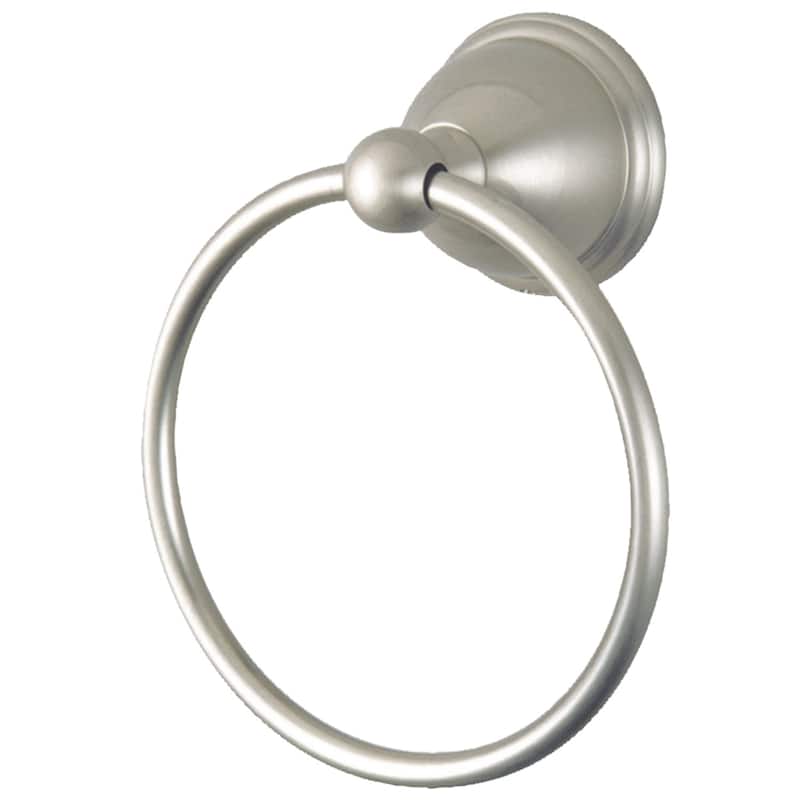 Kingston Brass Restoration 6-Inch Towel Ring - Brushed Nickel