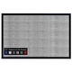 preview thumbnail 37 of 107, A1 Home Collections Polypropylene Rubber Door Mat All Weather Inside Outside Door Mat 16"x24" - Stripe Light Gray