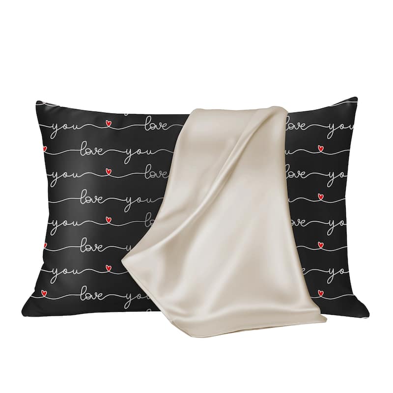 Wonderful 100% Pure Mulberry Silk Pillowcases - 2 Pack