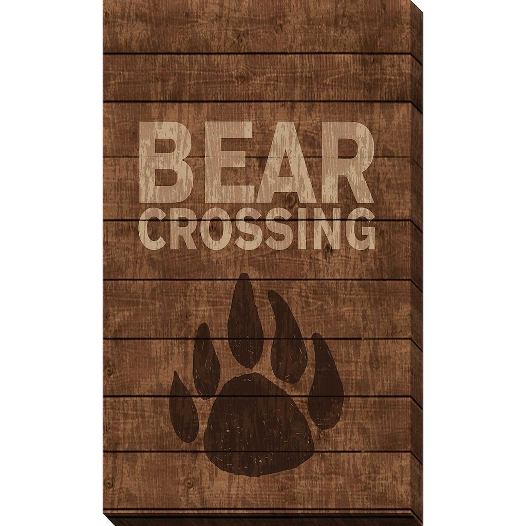 "Bear Crossing" Print on Canvas