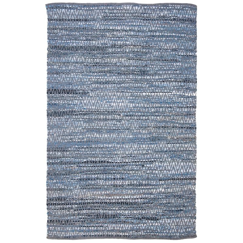 SAFAVIEH Handmade Montauk Diamond Sisal Casual Geometric Cotton Rug