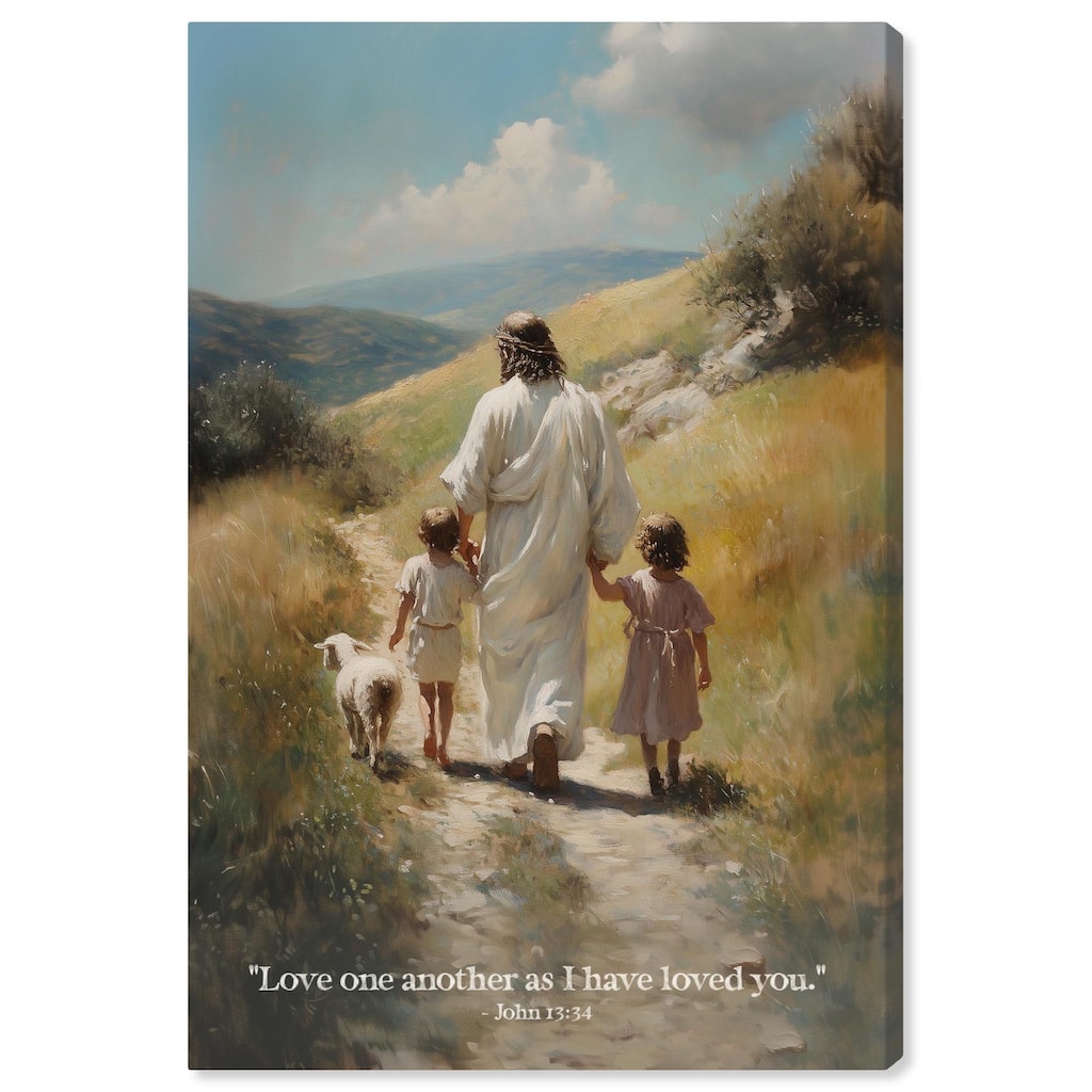 As I Have Loved You Canvas by Art Remedy, Gallery Wrapped