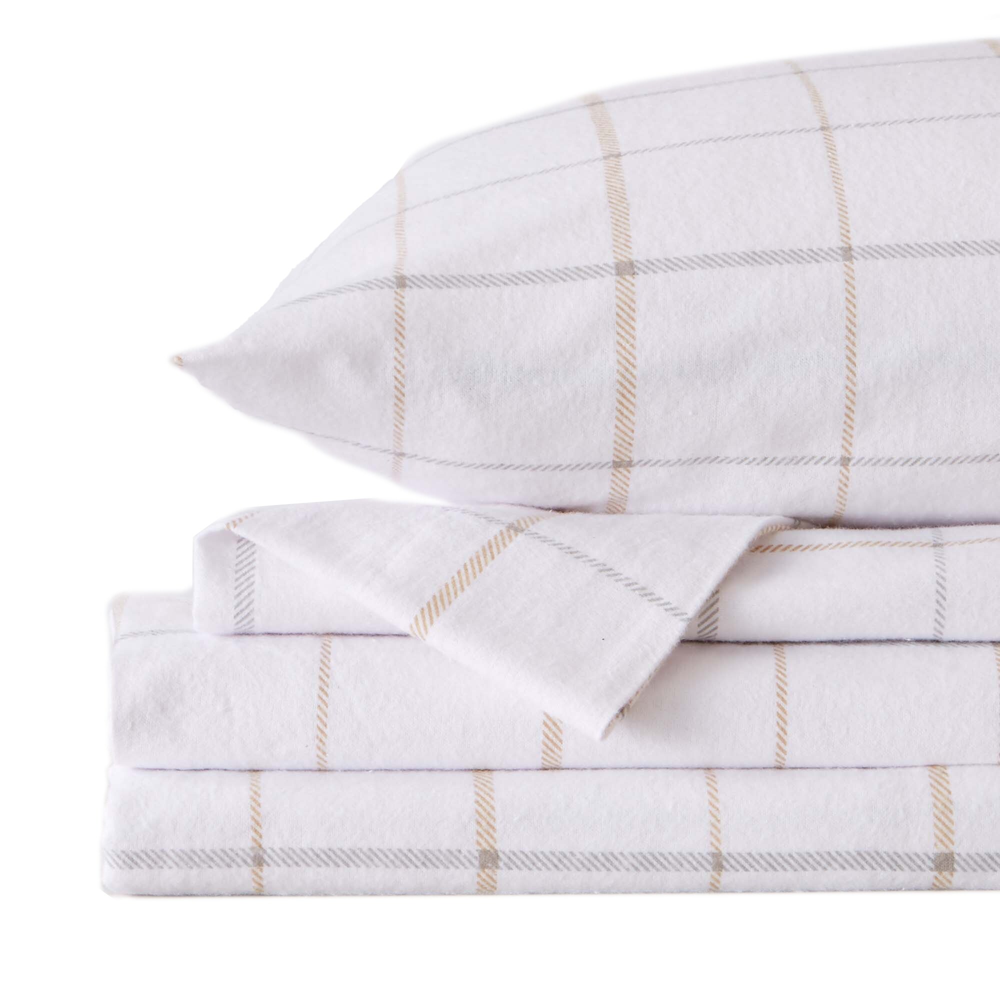 Great Bay Home Extra Soft Cotton Flannel Printed Bed Sheet Set Overstock 29237179