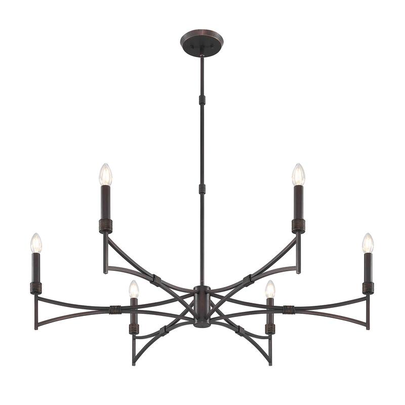 Savoy House 1-8166-6 Gardner 6 Light 40" Wide Taper Candle Style