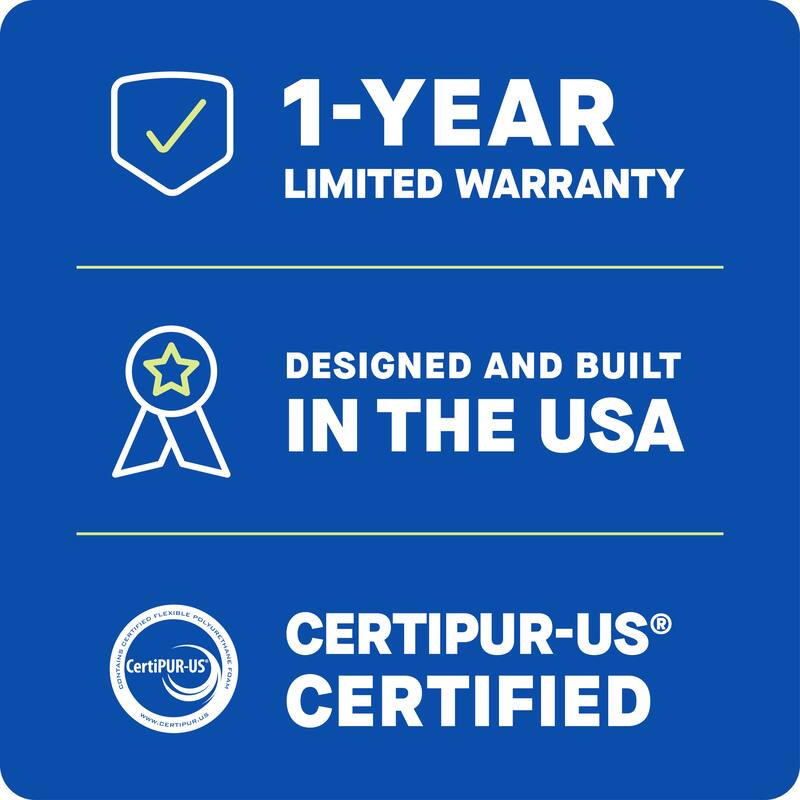 Sealy Dreamlife 2" Gel Memory Foam Mattress Topper with Cooling Cover