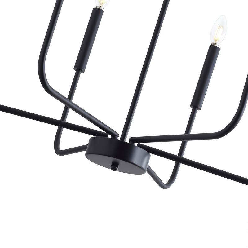 Modern 6-Light Candle Style Kitchen Island Chandelier