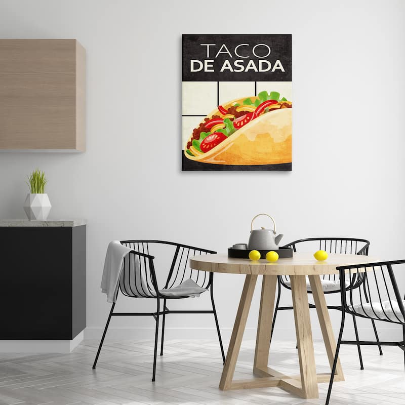 Stupell Taco Classic Meal Canvas Wall Art Design By Kim Allen