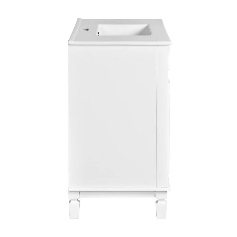 36" Bathroom Vanity w/Sink, 2 Soft-Close Doors & 2 Drawers