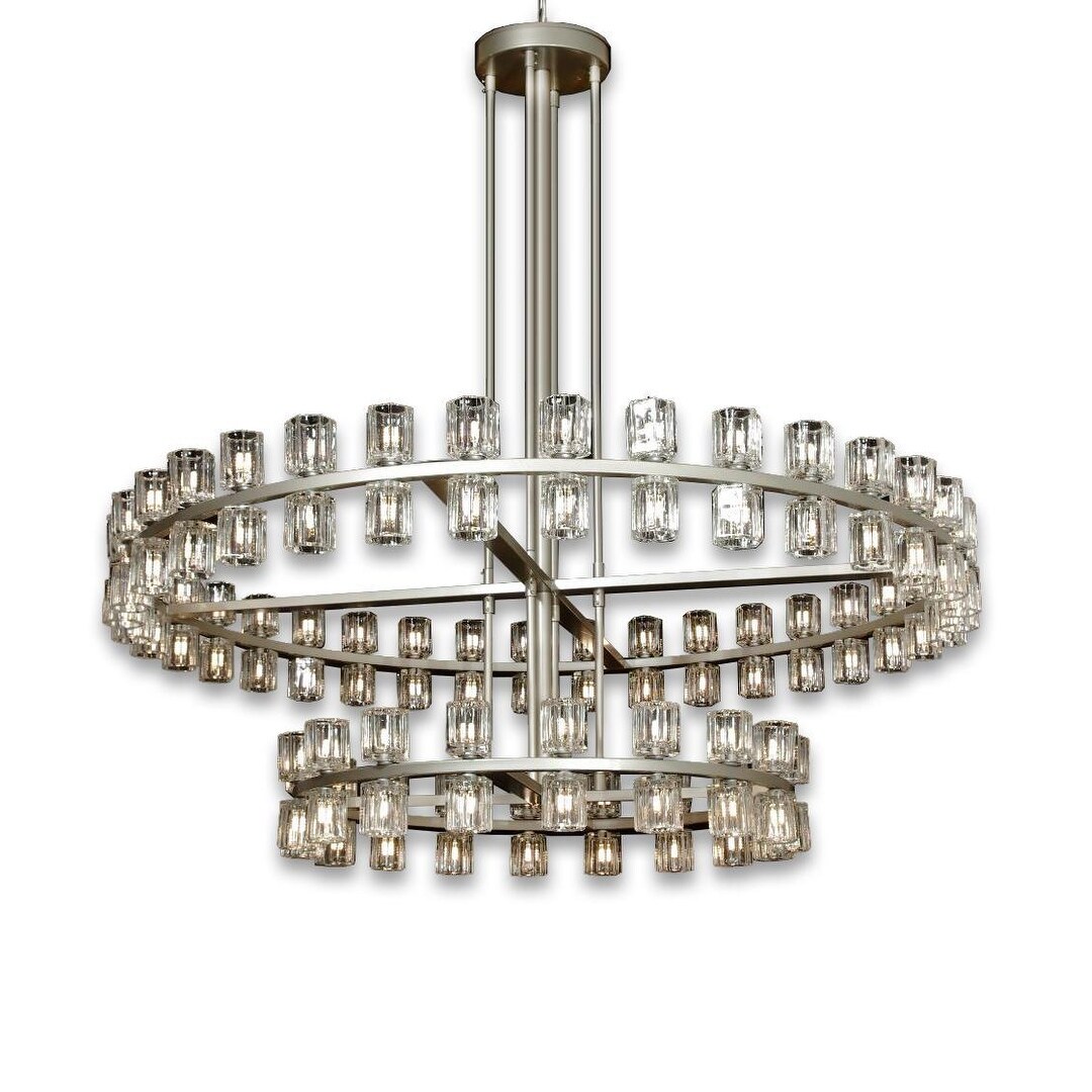 ARCASHON Round 2-Tier Chandelier Lighting 60" - Chandeliers For Bedrooms by Overstock.com