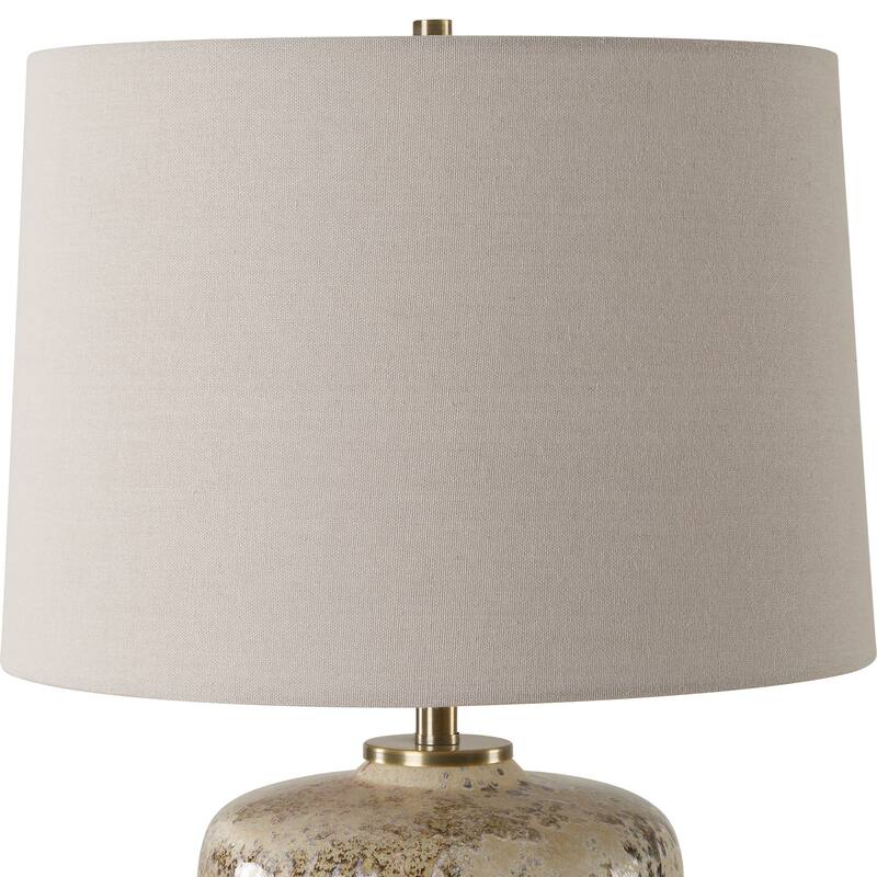 Uttermost Canyon Textured Table Lamp - 17.75" H X 13" W X 13" D
