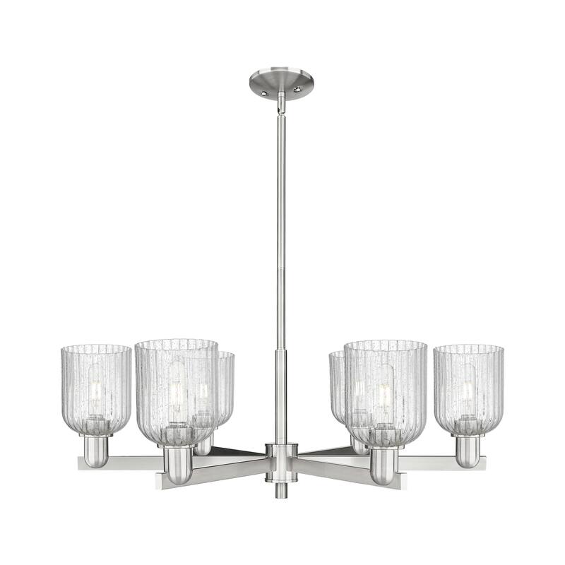 Innovations LightingDowntown Urban - Bridal Veil - 6 Light 35" Stem Hung Chandelier