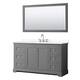 Option Dark Gray / Giotto Quartz Top / Polished Chrome