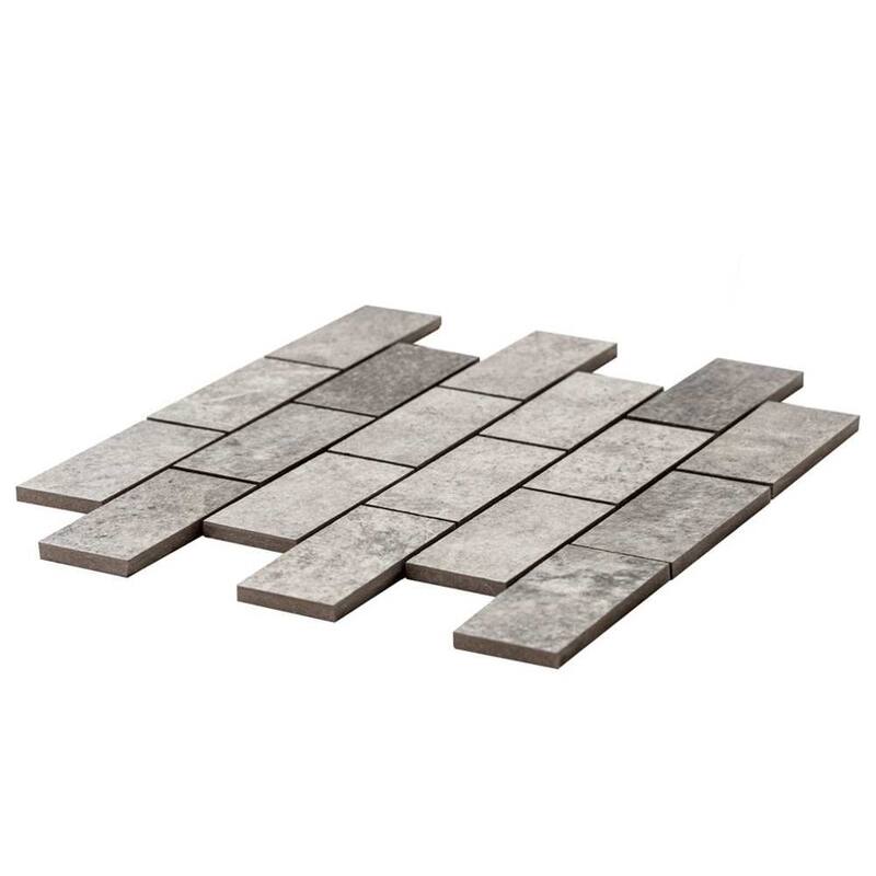 The Tile Life The Wilds 2x4 Gravel Grey Porcelain Floor & Wall Tile