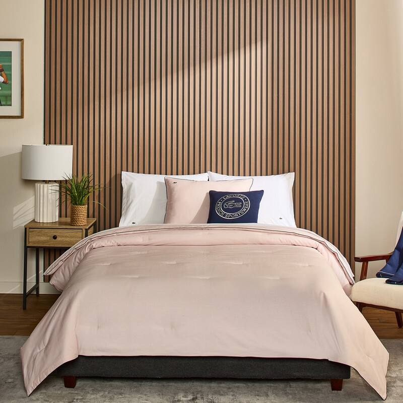 Lacoste Tiebreak 3-Piece Percale Cotton Comforter Set