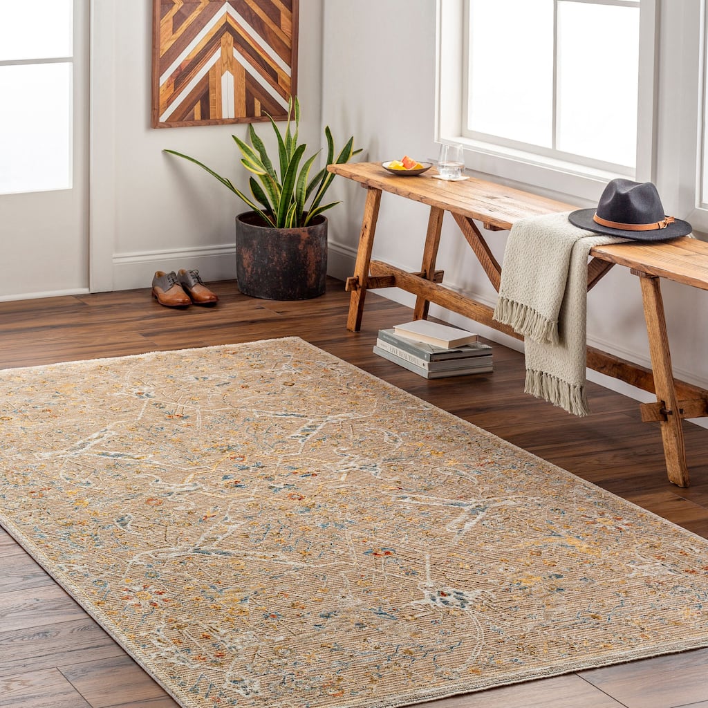 Livabliss Reina Traditional Medallion Area Rug