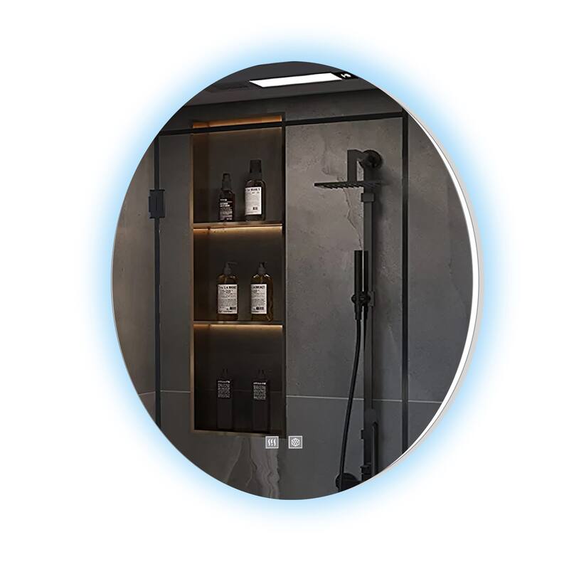 Nordica Round LED Bathroom Vanity Mirror - N/A