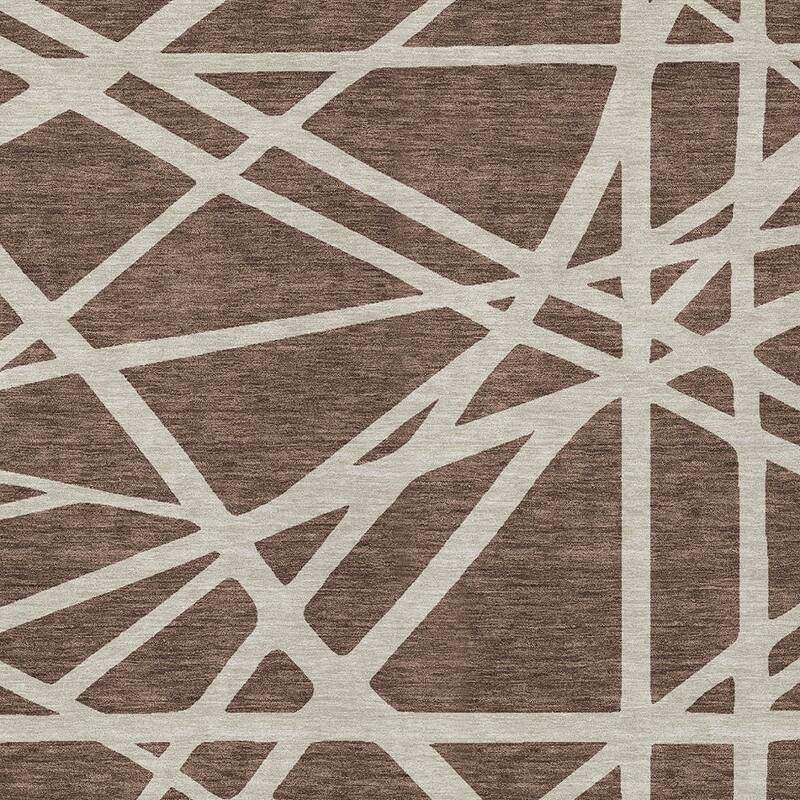 HomeRoots Geometric Transitional Rectangle Outdoor Rug