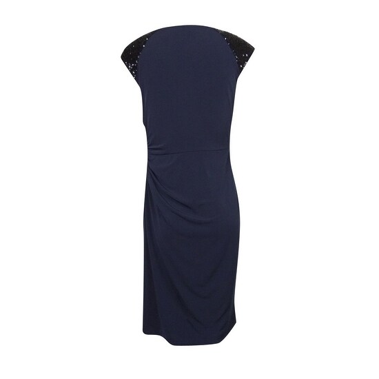 ruched jersey dress
