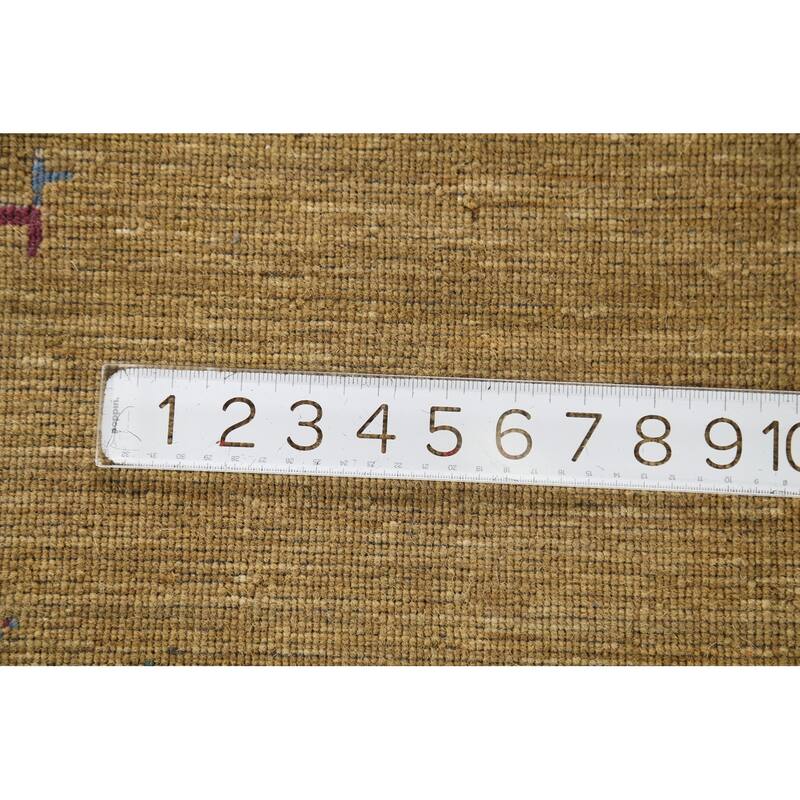 Animals Tribal Gabbeh Indian Accent Rug Handmade Modern Wool Carpet - 3'0"x 5'3"