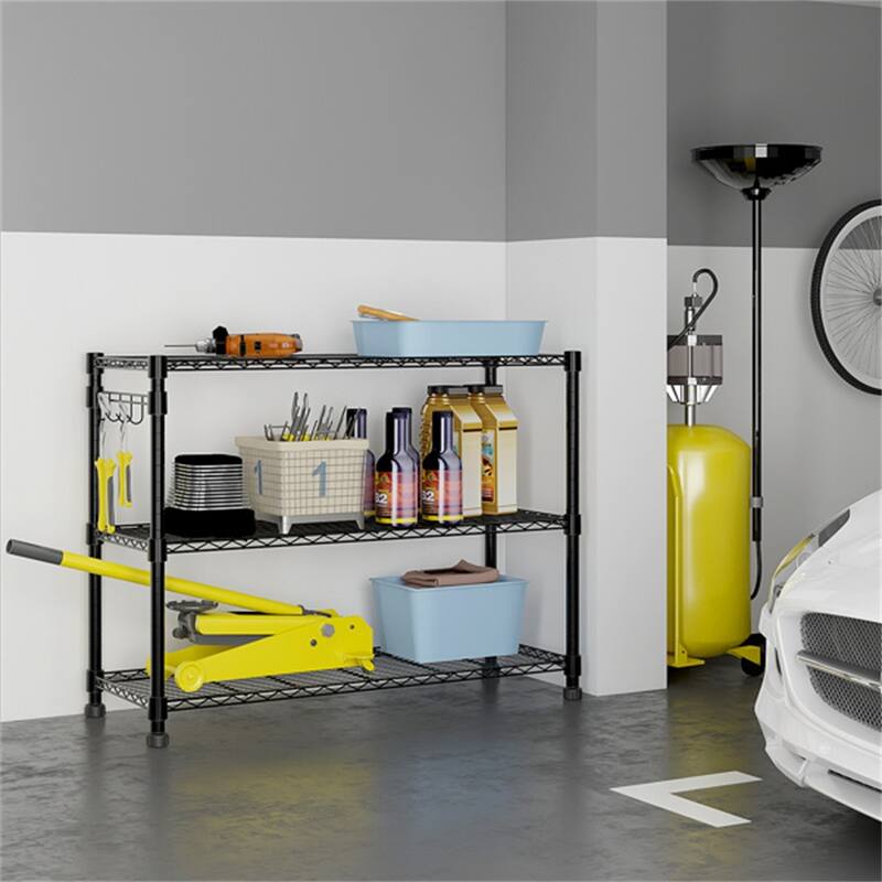 6-Tier Disassembly and Free Assembly NSF-Certified Steel Wire Shelving