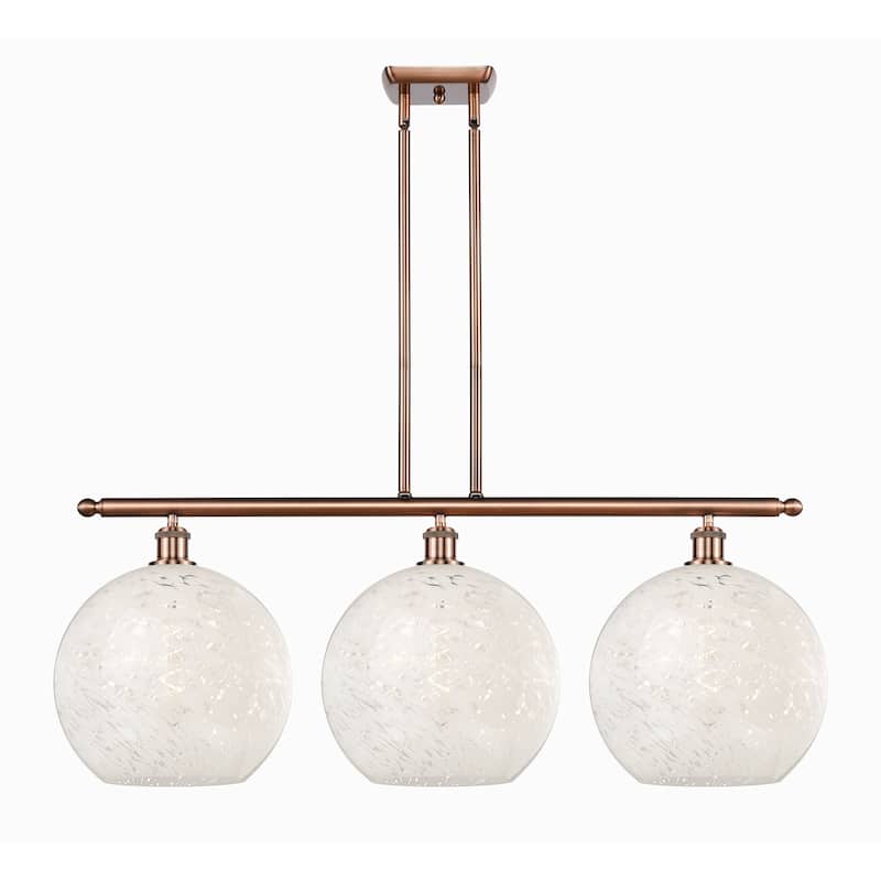 Innovations Lighting 516-3I-14-39-White Mouchette-Indoor Pendant White