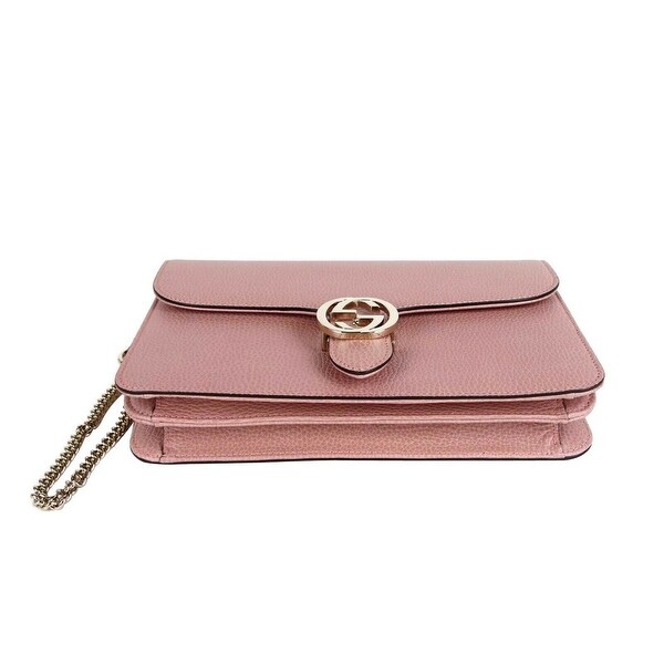 pink chain purse