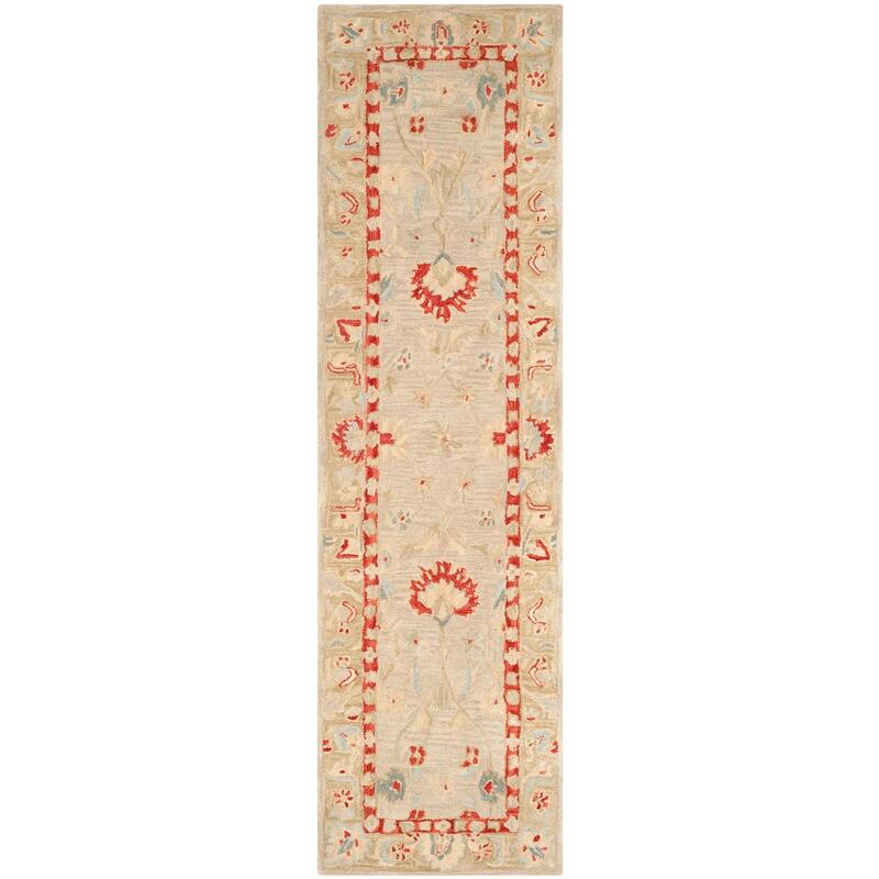 SAFAVIEH Handmade Anatolia Evlalia Traditional Oriental Hand-spun Wool Rug