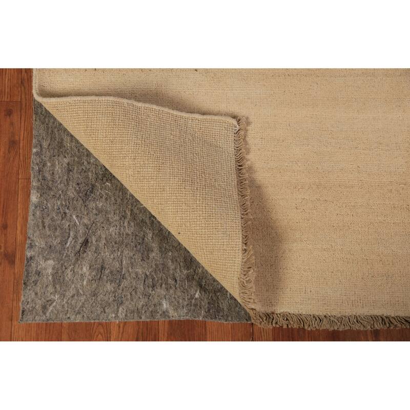 Modern Gabbeh Runner Rug Hand-Knotted Tribal Wool Carpet - 2'9" x 9'6"