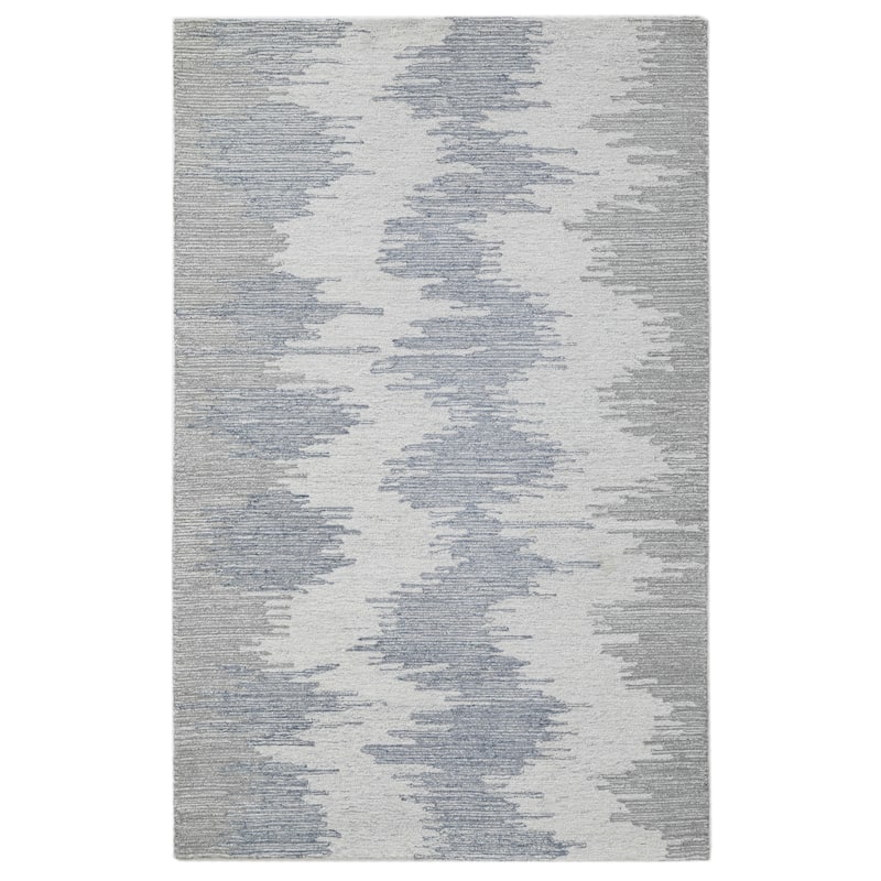Terra by Obeetee Dusk Glacier Gray Rug - Cream/Onyx - 7'6" x 9'6"