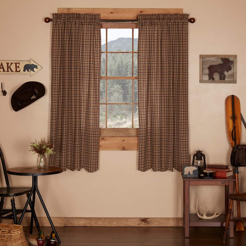 Prescott Short Panel Scalloped Set of 2 63x36 - Short Panel 63x36