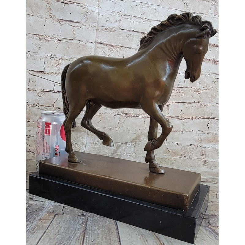 Tang Imitative Horse By Barye Art Deco Modern Bronze Sculpture Figurine Hot Cast Statue