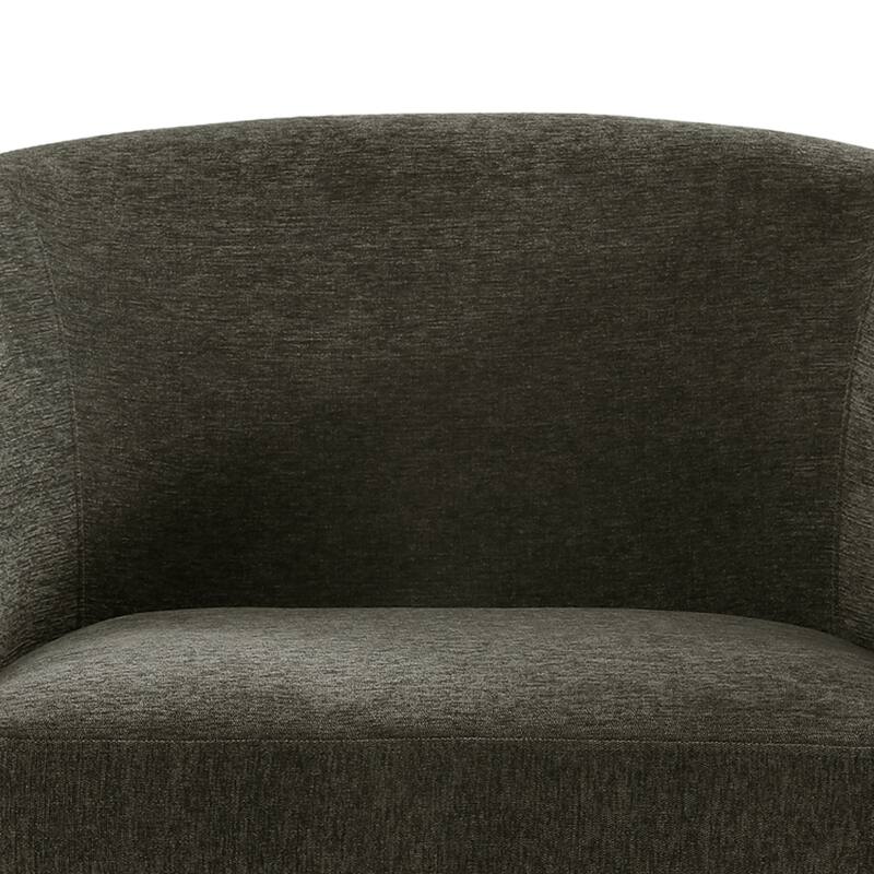 31.1'' W Modern Barrel Swivel Accent Chair