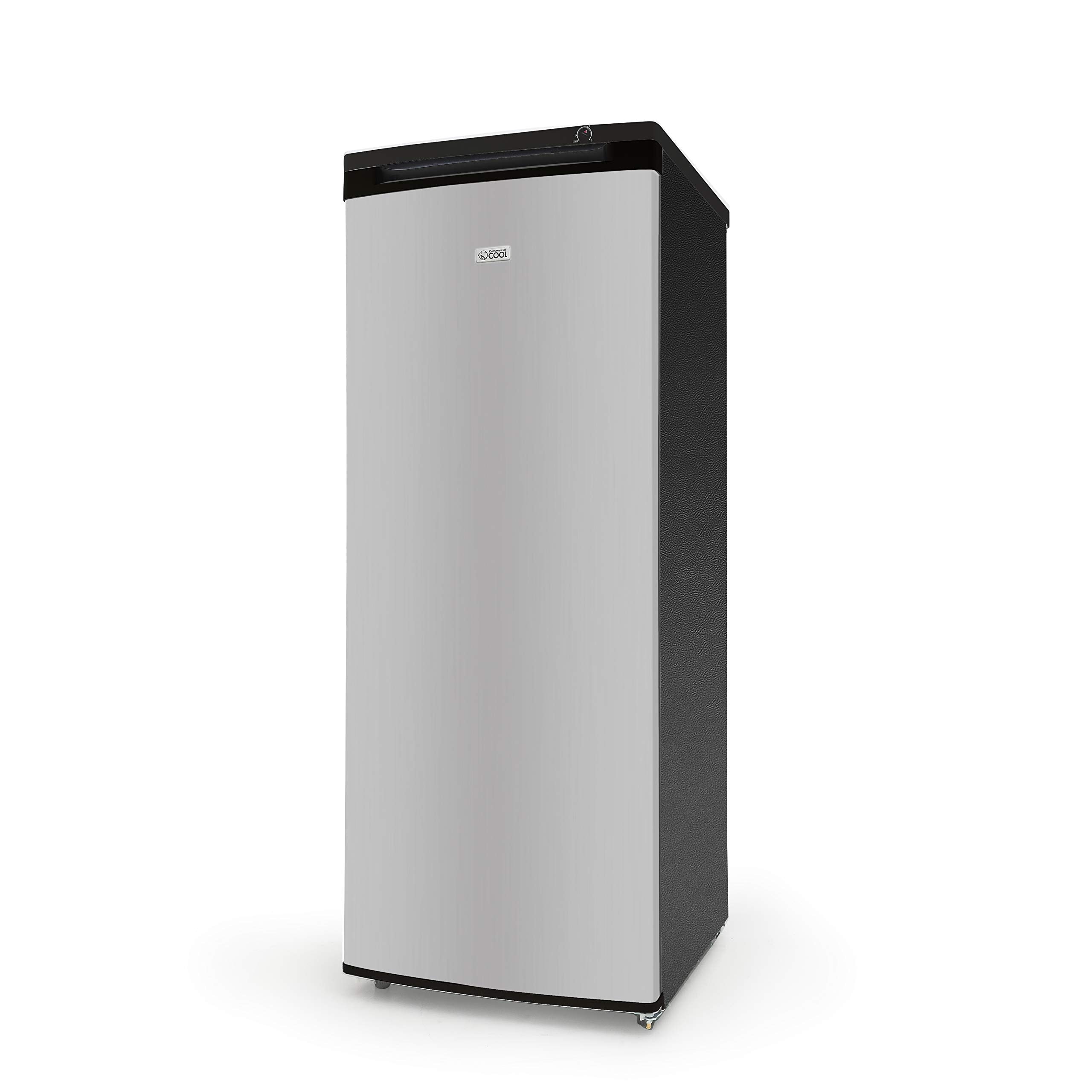 【Euma】Black inc FifryC 6.0-Cu-Ft-Upright-Freezer,