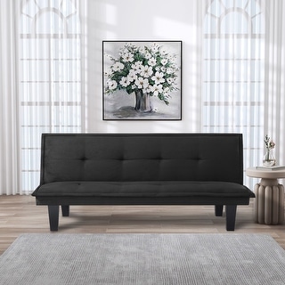 Aukfa Modern Sleeper Sofa Couch Convertible Futon Sofa Bed - 63.8'' W ...