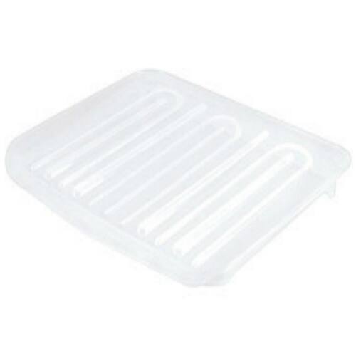 Shop Rubbermaid 1182 Ma Clr Side Dish Drainer Tray 14 4 5 X 18 Overstock 12499635