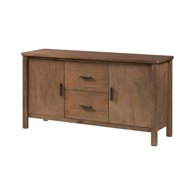 NPD Furniture Bloomfield Sideboard 2 Drawers and 2 Doors - Dark Walnut