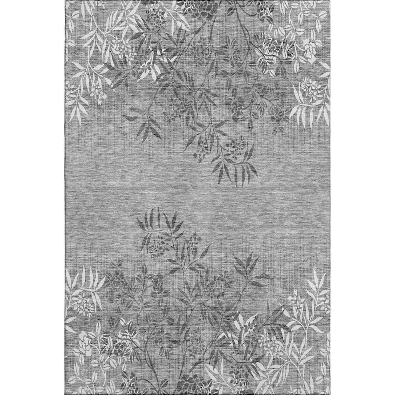 Premium Washable Super Soft Floral Imprints Mayfield Rug