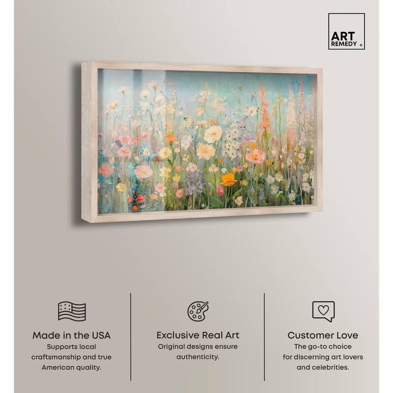 Soft Focus Flora II Shadowbox by Art Remedy