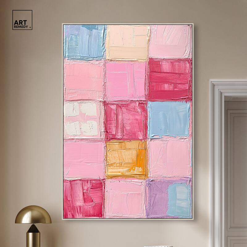 Color Squares II Canvas by Art Remedy