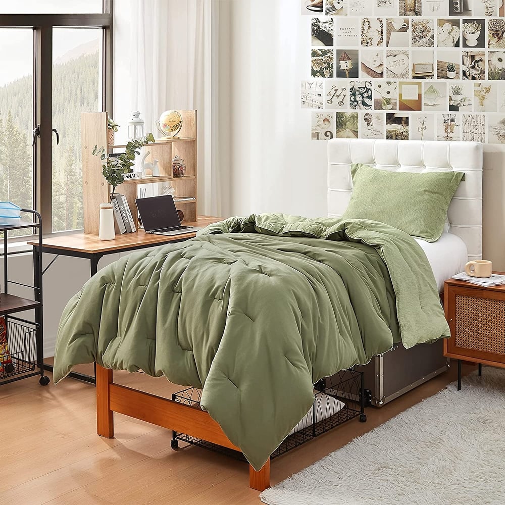 Yoga Pants® - Coma Inducer® Oversized Cooling Comforter Set - Military Green