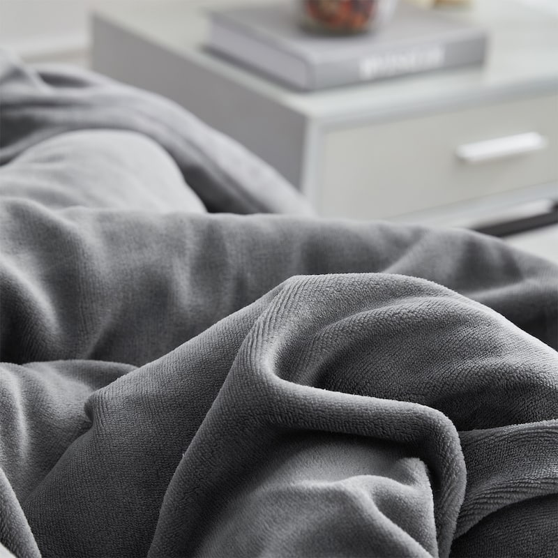 Git Cozy - Coma Inducer® Oversized Comforter Set - Darkest Gray