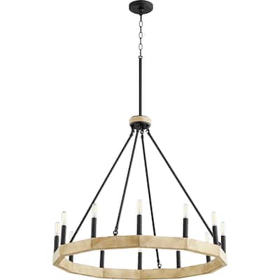 Quorum International Alpine 12 Light 30" Wide Chandelier