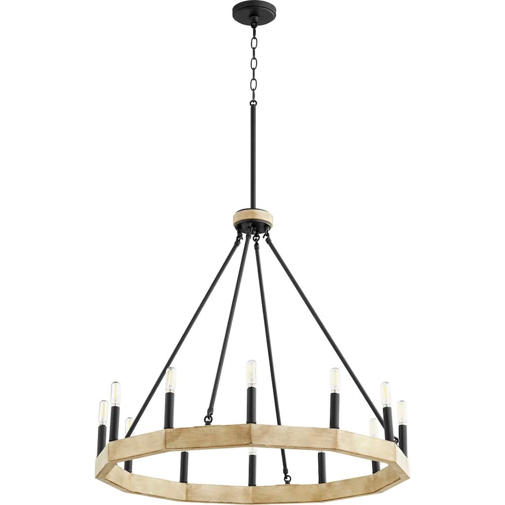 Quorum International Alpine 12 Light 30" Wide Chandelier