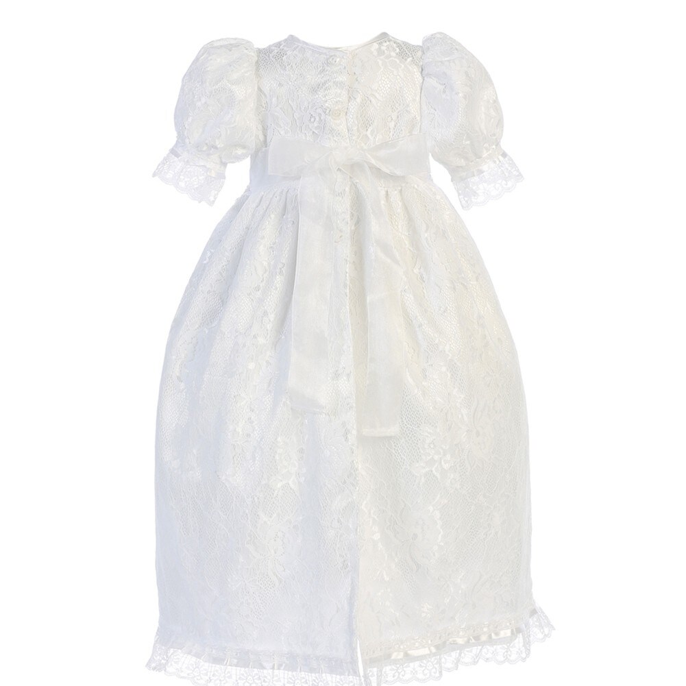 christening white garment