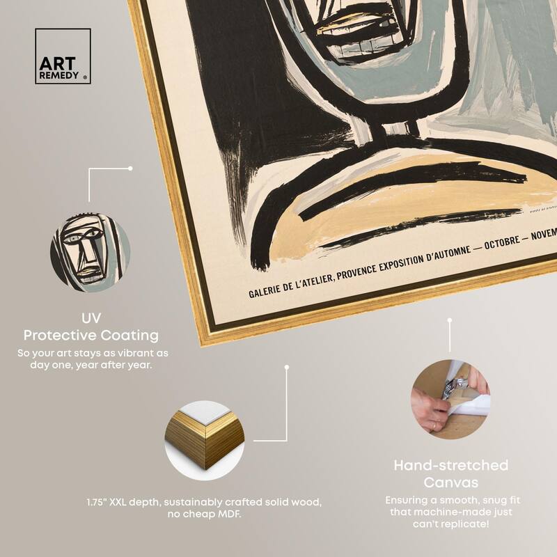 Head of Guernica Canvas by Art Remedy