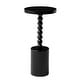 preview thumbnail 4 of 4, COZAYH Wood Pedestal End table, Modern Drink Table with Base, Round Martini Table for Small Space Living Room, Bedroom