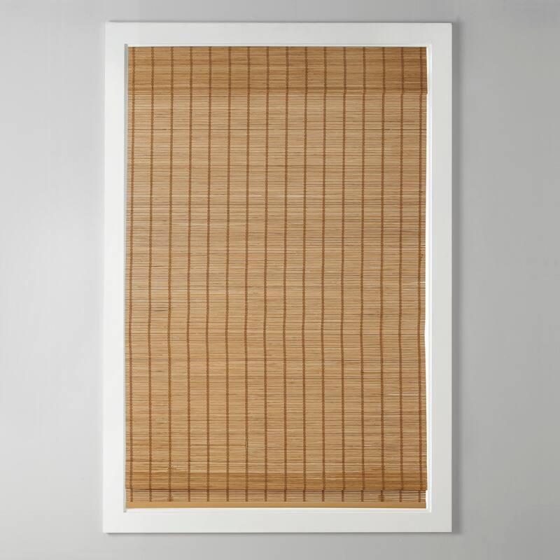 Madison Park Oakley Bamboo Light Filtering Roman Shade